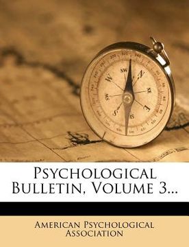 portada psychological bulletin, volume 3... (in English)