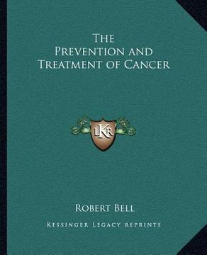 portada the prevention and treatment of cancer