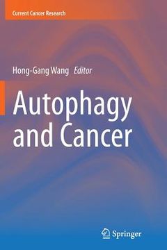 portada Autophagy and Cancer (en Inglés)