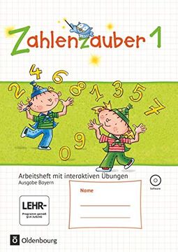 portada Zahlenzauber - Ausgabe Bayern (Neuausgabe): 1. Jahrgangsstufe - Arbeitsheft mit Cd-Rom (in German)