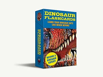 portada Dinosaur Flashcards: 60 Roaring Dinosaur Profiles! (en Inglés)
