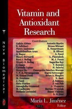 portada vitamins and antioxidant research (en Inglés)