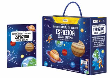 portada Espazioa Viaja Conoce Explora+Puzzle eus (Viaja,Conoce,Explora,Cuadrado) (en Euskera)