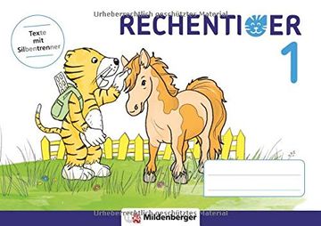 portada Rechentiger 1 (Mathetiger - Neubearbeitung) (en Alemán)