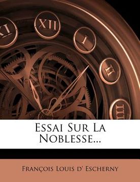 portada Essai Sur La Noblesse... (in French)