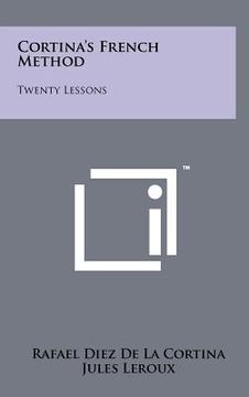 portada cortina's french method: twenty lessons (en Inglés)