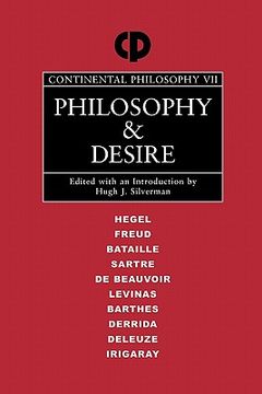 portada philosophy and desire (en Inglés)