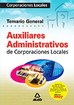 portada Auxiliar Administrativo de Corporacion Local: Temario General
