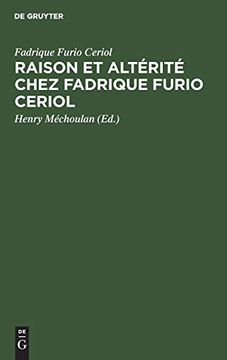 portada Raison et Altérité Chez Fadrique Furio Ceriol (en Francés)