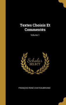 portada Textes Choisis et Commentés; Volume 1 