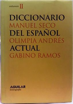 portada Diccionario del Español Actual, Tomo 2 g-z