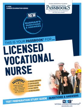 portada Licensed Vocational Nurse (C-4194): Passbooks Study Guide Volume 4194 (en Inglés)