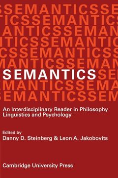 portada Semantics: An Interdisciplinary Reader in Philosophy, Linguistics and Psychology (en Inglés)