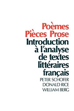 portada Poèmes, Pièces, Prose: Introduction à L'analyse de Textes Littéraires Français (en Inglés)