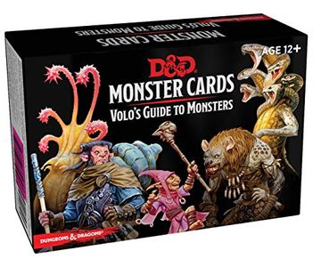 portada Dungeons & Dragons Spellbook Cards: Volo's Guide to Monsters (Monster Cards, d&d Accessory) (libro en Inglés)