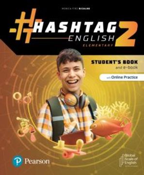 portada Hashtag English 2 Elementary Student's Book and Ebook (in English)