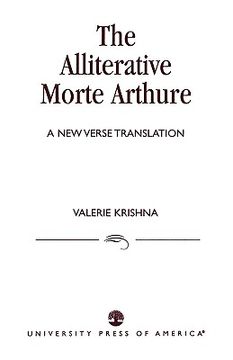 portada the alliterative morte arthure: a new verse translation (en Inglés)