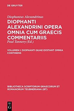 portada diophanti quae exstant omnia continens (en Inglés)