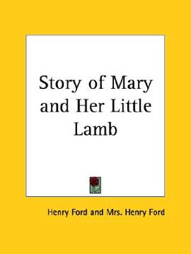 portada story of mary and her little lamb (in English)