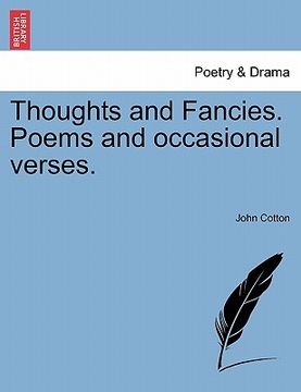 portada thoughts and fancies. poems and occasional verses.
