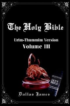 portada holy bible-oe-volume 3: urim-thummin (en Inglés)