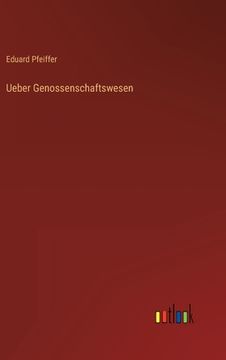 portada Ueber Genossenschaftswesen (in German)