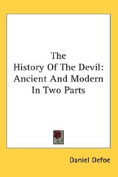 portada the history of the devil: ancient and modern in two parts