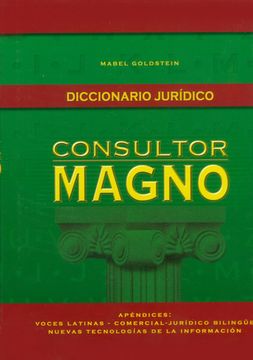 portada Diccionario Consultor Juridico Magno (Spanish) Hardcover – 2008 (in Spanish)