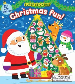 portada Christmas Super Puffy Stickers! Christmas Fun! (in English)