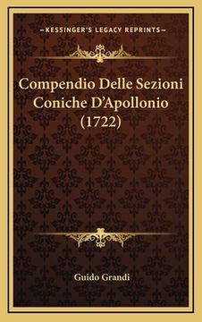 portada Compendio Delle Sezioni Coniche D'Apollonio (1722) (en Italiano)