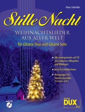 portada Stille Nacht: Weihnachtslieder aus aller Welt für Gitarre Duo und Gitarre Solo