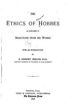 portada The Ethics of Hobbes, as contained in selections from his works (en Inglés)