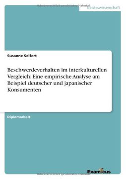 portada Beschwerdeverhalten im interkulturellen Vergleich: Eine empirische Analyse am Beispiel deutscher und japanischer Konsumenten