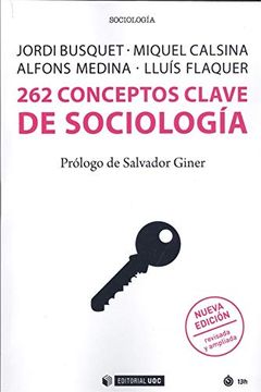 portada 262 Conceptos Clave de Sociología: 670 (Manuales) (in Spanish)