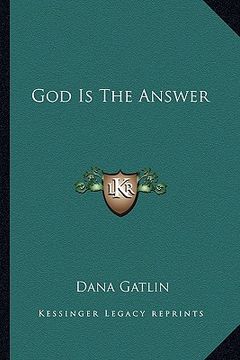 portada god is the answer