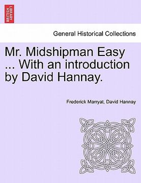 portada mr. midshipman easy ... with an introduction by david hannay. (en Inglés)