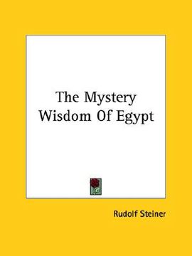 portada the mystery wisdom of egypt (in English)