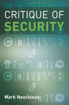 portada Critique of Security (Research Methods for the Arts)
