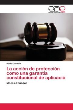 portada La Acci¿n De Protecci¿n Como Una Garant¿constitucional De Aplicaci¿: Macas-ecuador (in Spanish)