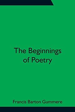 portada The Beginnings of Poetry (en Inglés)