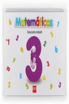 portada Cuaderno Matematicas 3.. / Educacion Infantil (in Spanish)