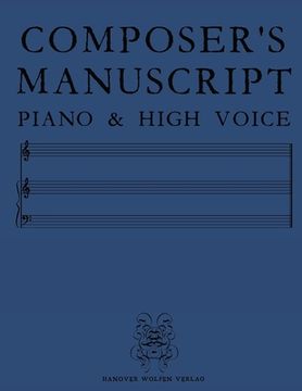 portada Composer's Manuscript Piano & High Voice
