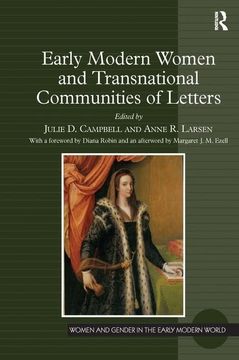 portada Early Modern Women and Transnational Communities of Letters (en Inglés)