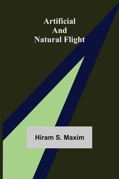 portada Artificial and Natural Flight (en Inglés)