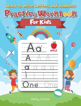 portada Learn to Write Letters and Numbers Practice Workbook for Kids 