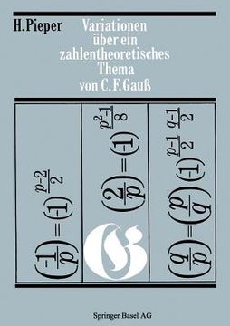 portada Variationen Über Ein Zahlentheoretisches Thema Von Carl Friedrich Gauss (en Alemán)