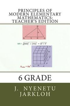 portada Principles of Modern Elementary Mathematics: Teacher's Edition: 6 Grade (en Inglés)