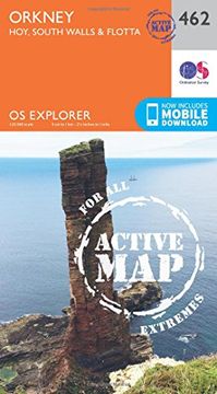 portada Orkney - Hoy, South Walls and Flotta 1 : 25 000 (OS Explorer Active Map)