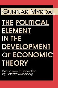 portada the political element in the development of economic theory (en Inglés)