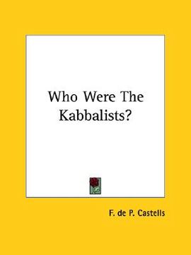 portada who were the kabbalists? (en Inglés)
